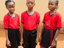 Pupils dressed for inter-house sports