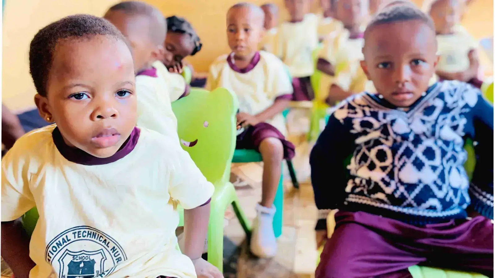 Young children learning together in a Zion Early School classroom